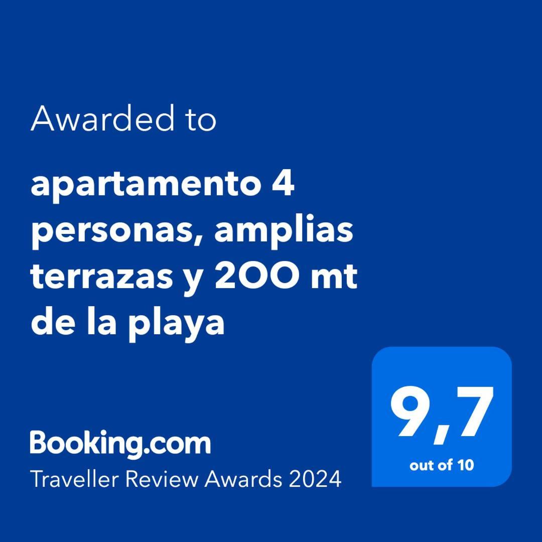 Apartamento 4 Personas, Amplias Terrazas Y 2Oo Mt De La Playa デニア エクステリア 写真